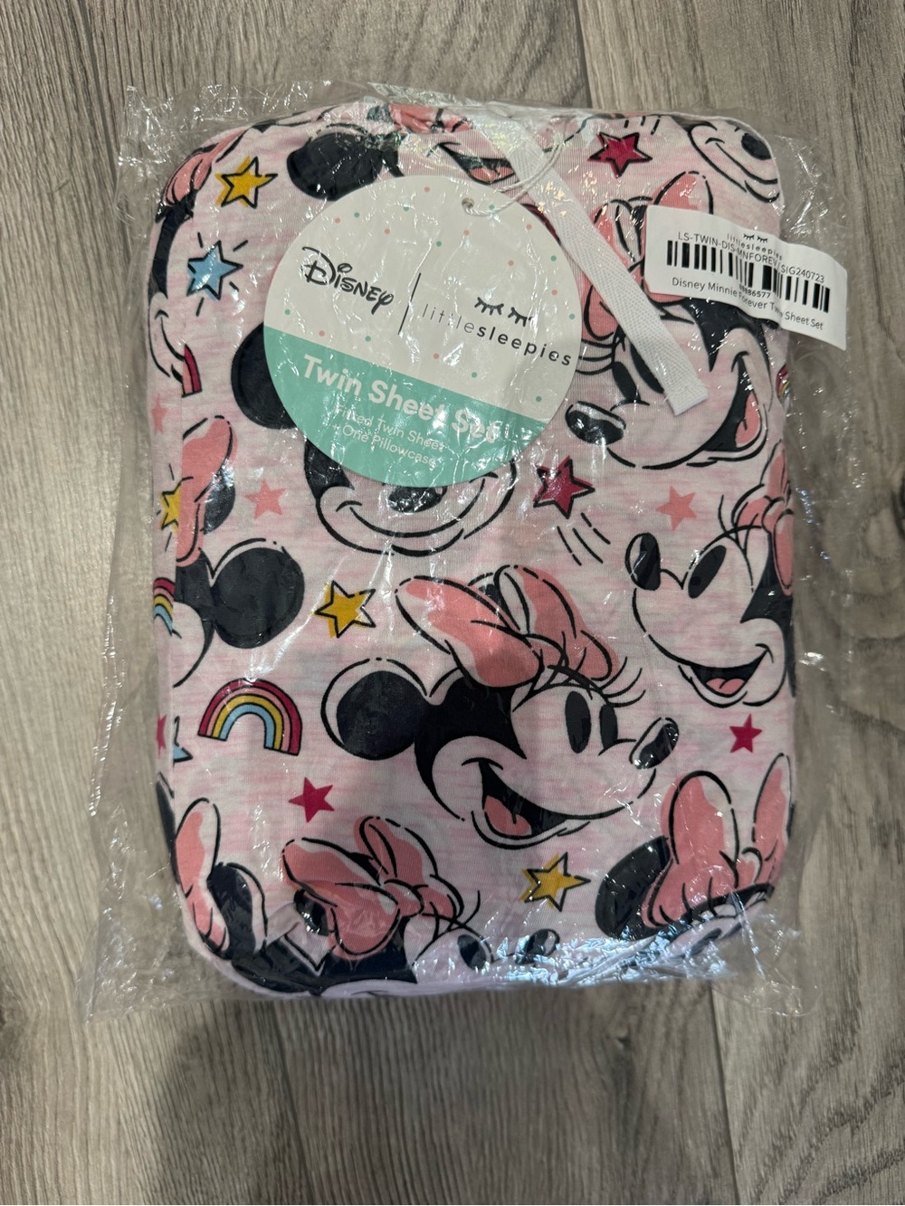 Little Sleepies Kids Twin Sheet Set (Disney Minnie Mouse)